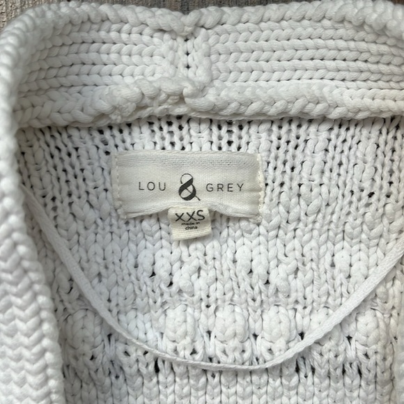 LOU & GREY Cotton Blend Boho Cardigan oversized XXS-S - Picture 8 of 11